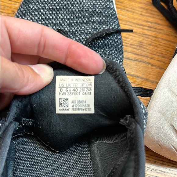 Adidas Black and White Athletic Shoes for Women - Picture 7 of 8